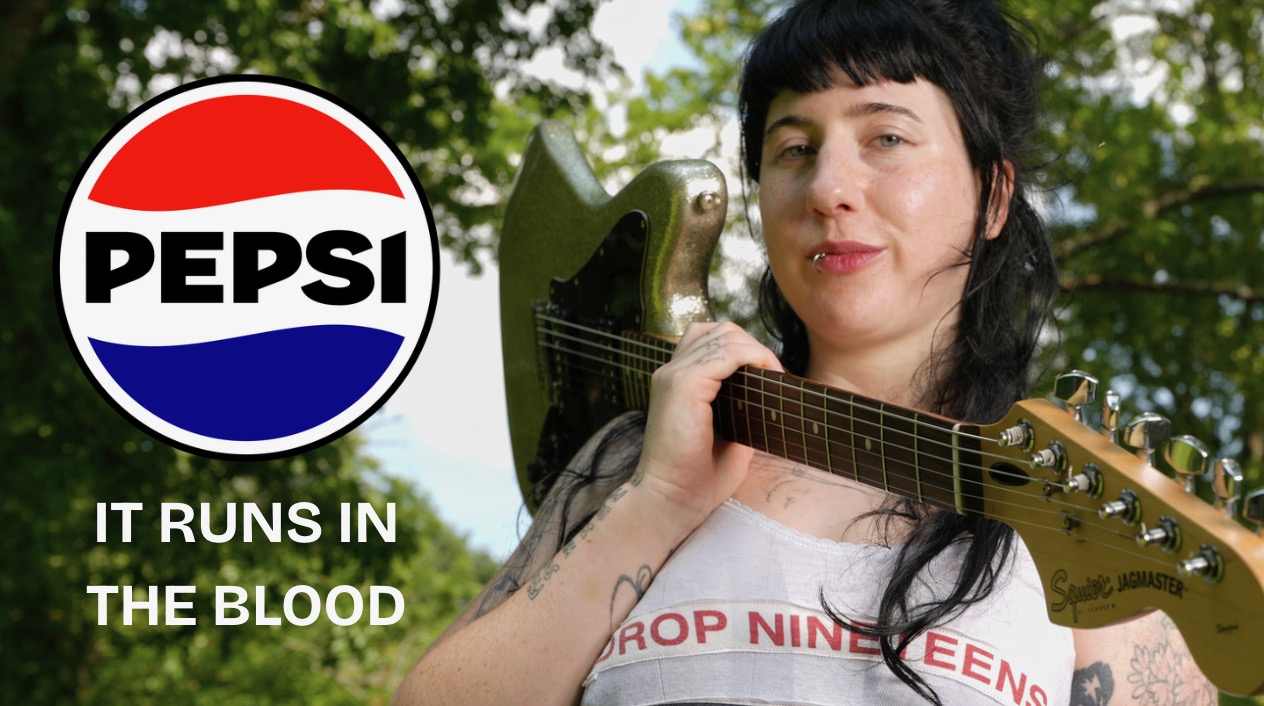 Pepsi logo with Karly Hartzman